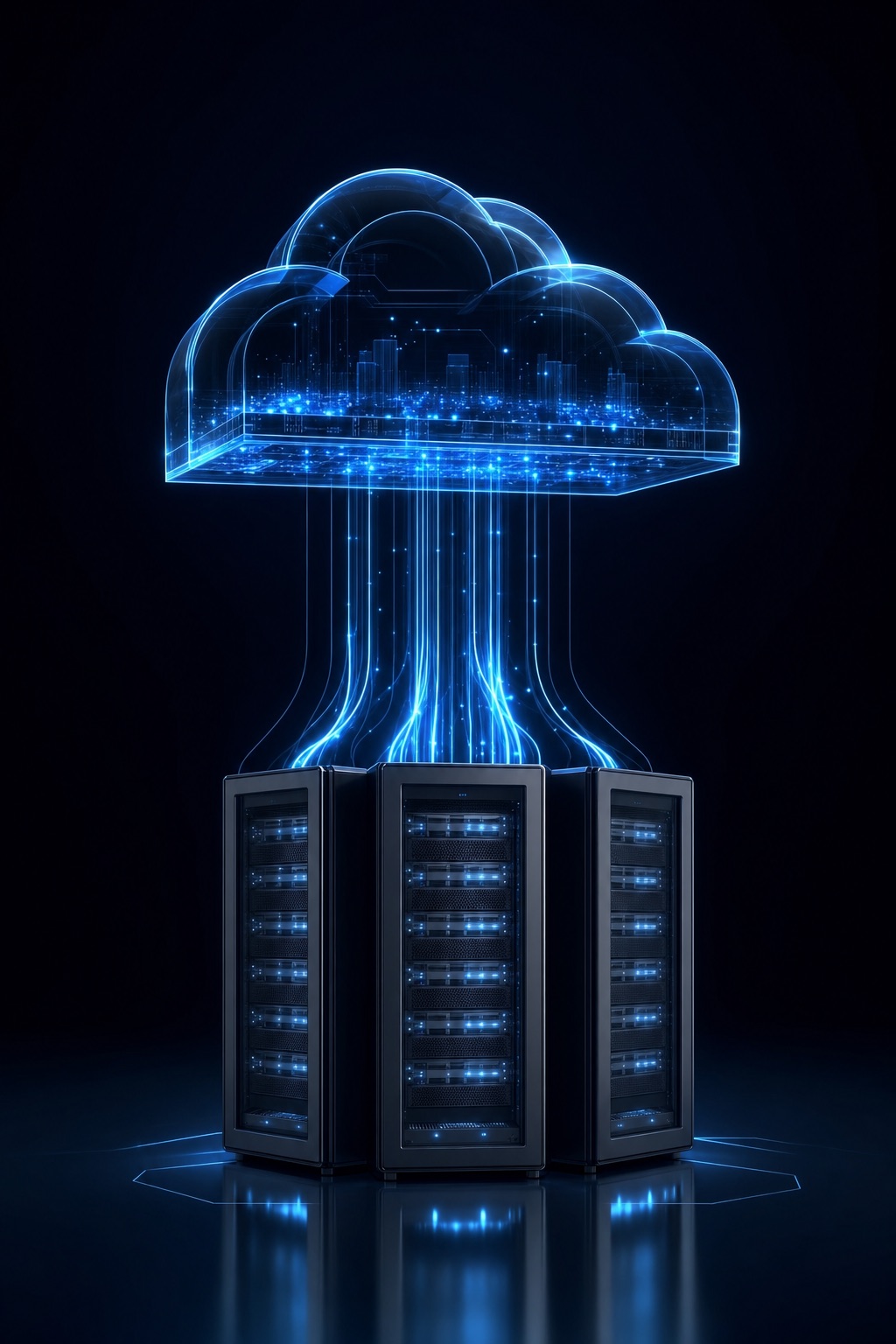 Hybrid infrastructure topology: a cloud platform connected to dedicated bare metal servers